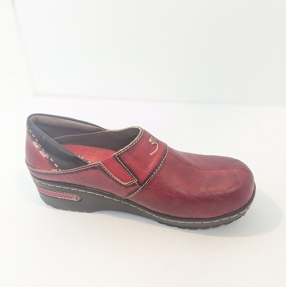 Spring step Winsome leather clogs - Picture 3 of 16